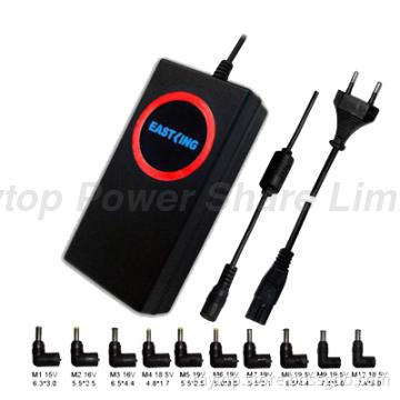 90W Notebook Adapter, Automatic, DC15-20V, 10 Tips